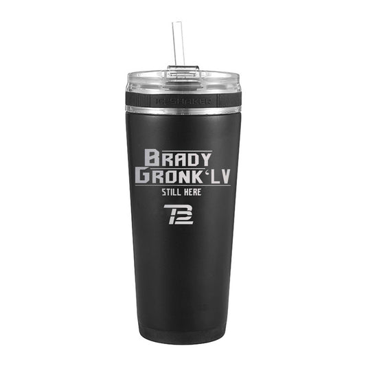 Gronk Brady Still Here 26oz Flex Bottle - Black