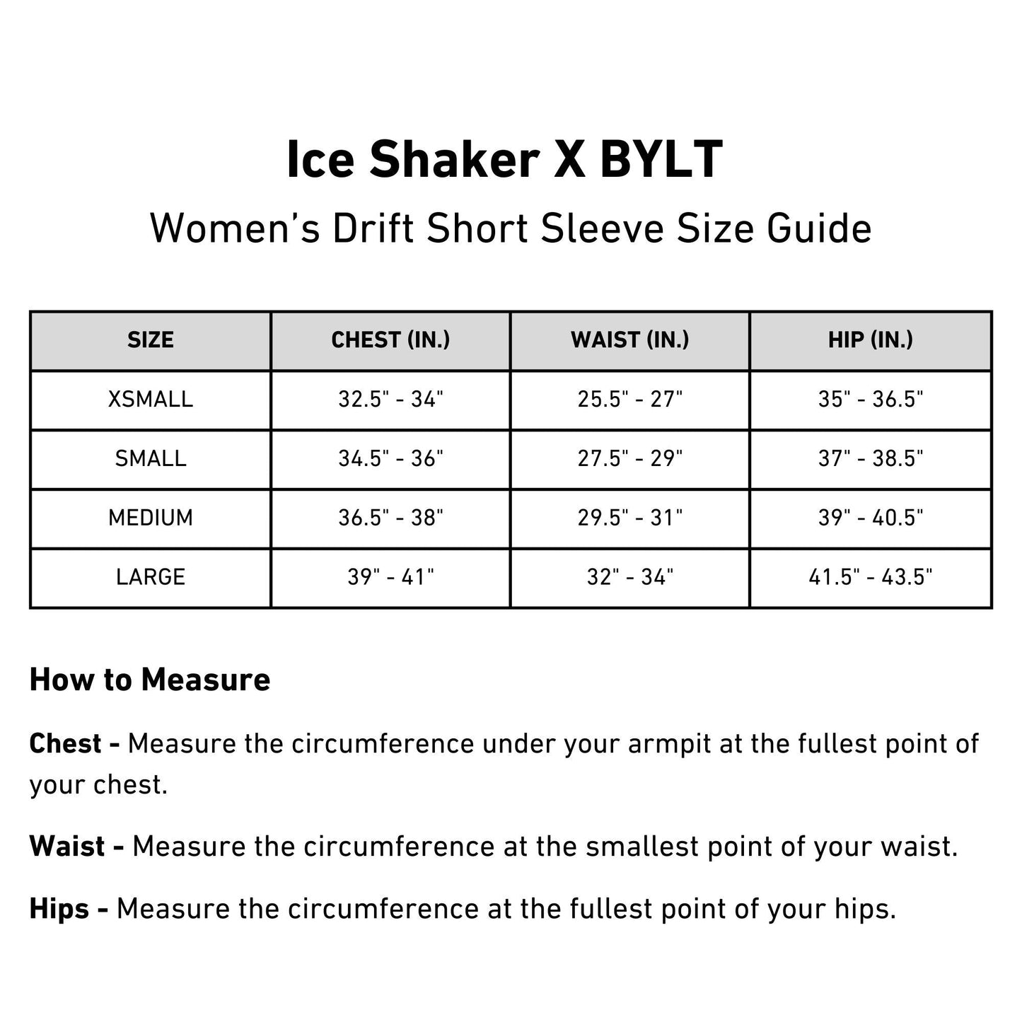 Ice Shaker X BYLT Women's Drift Short Sleeve T-Shirt
