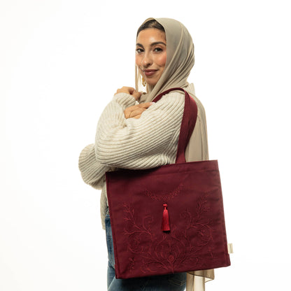 Mehndi Floral Tote