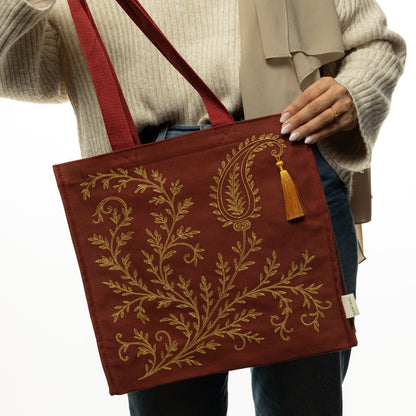 Mehndi Paisley Tote