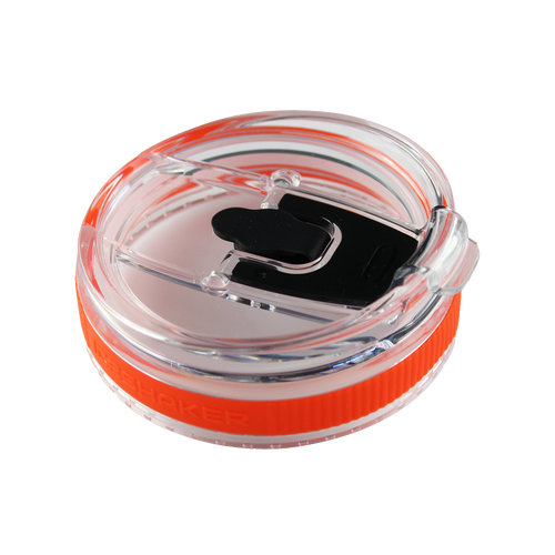 26oz Flex Lid with Straw - Orange Band