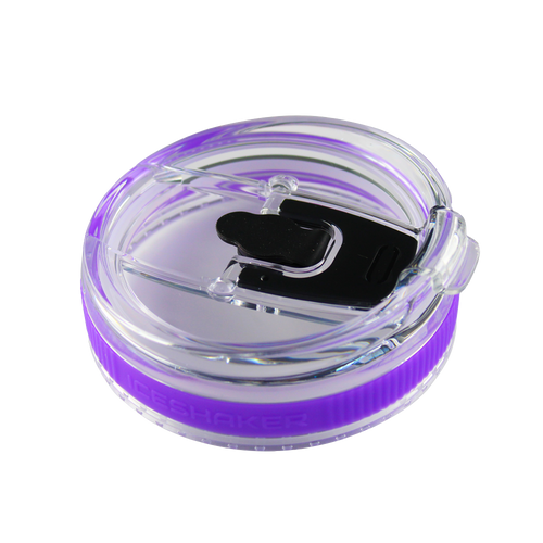 26oz Flex Lid with Straw - Purple Band