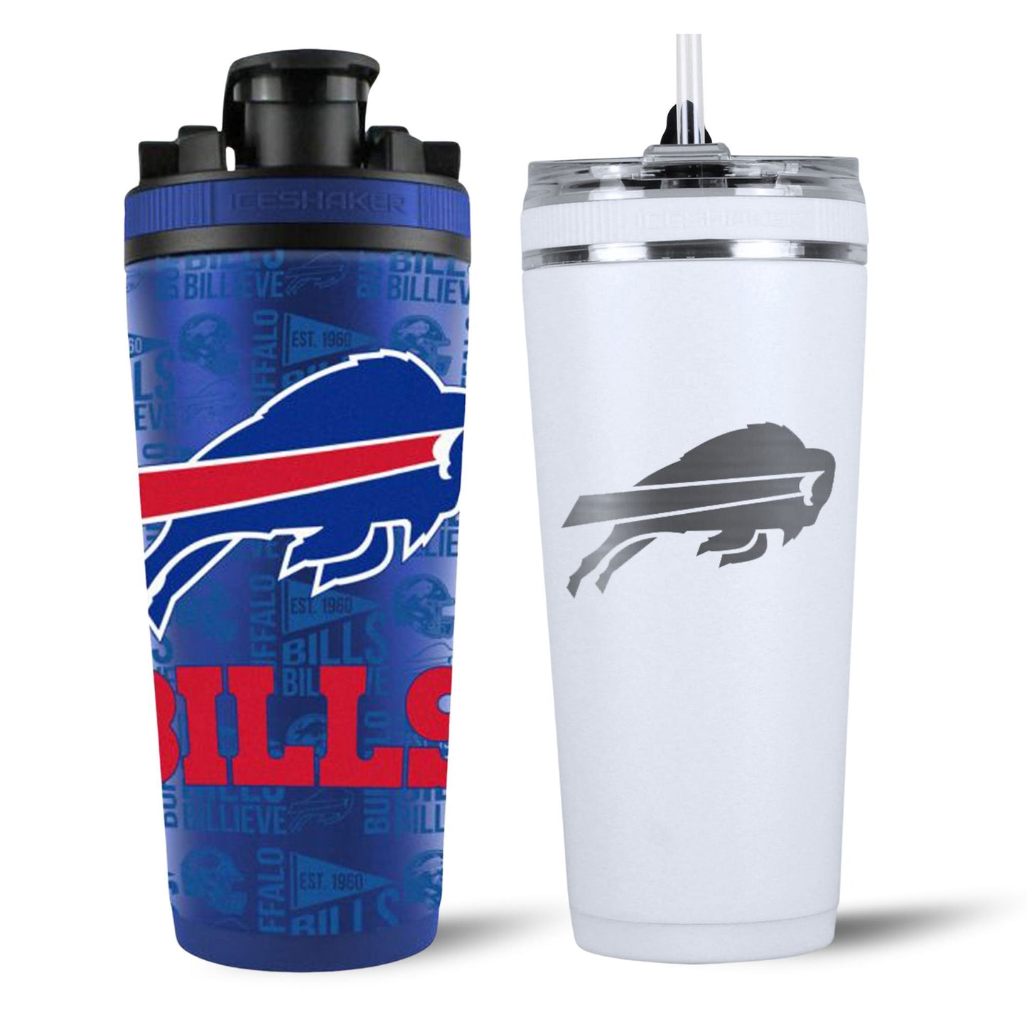 Buffalo Bills 4D Shaker & Flex Bottle Bundle