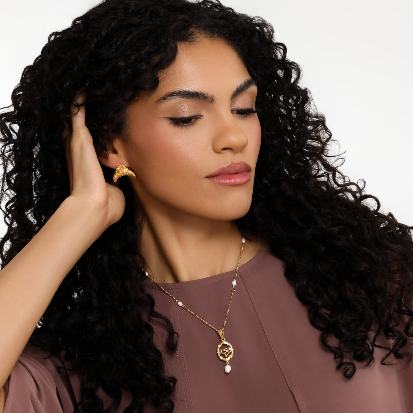 Farah | Joy Framed Pearl Necklace