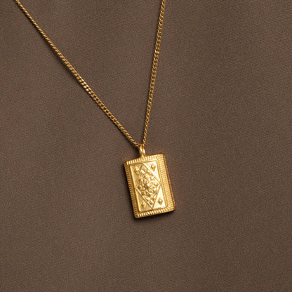 Damask Keepsake Necklace