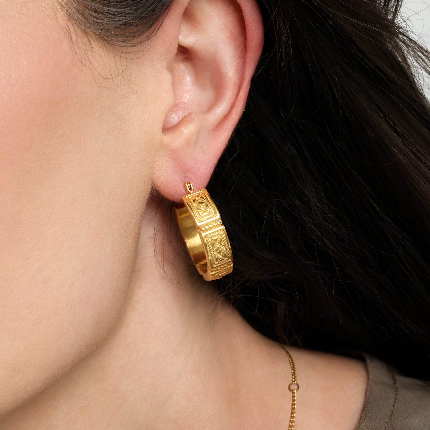 Damascus Tile Earrings