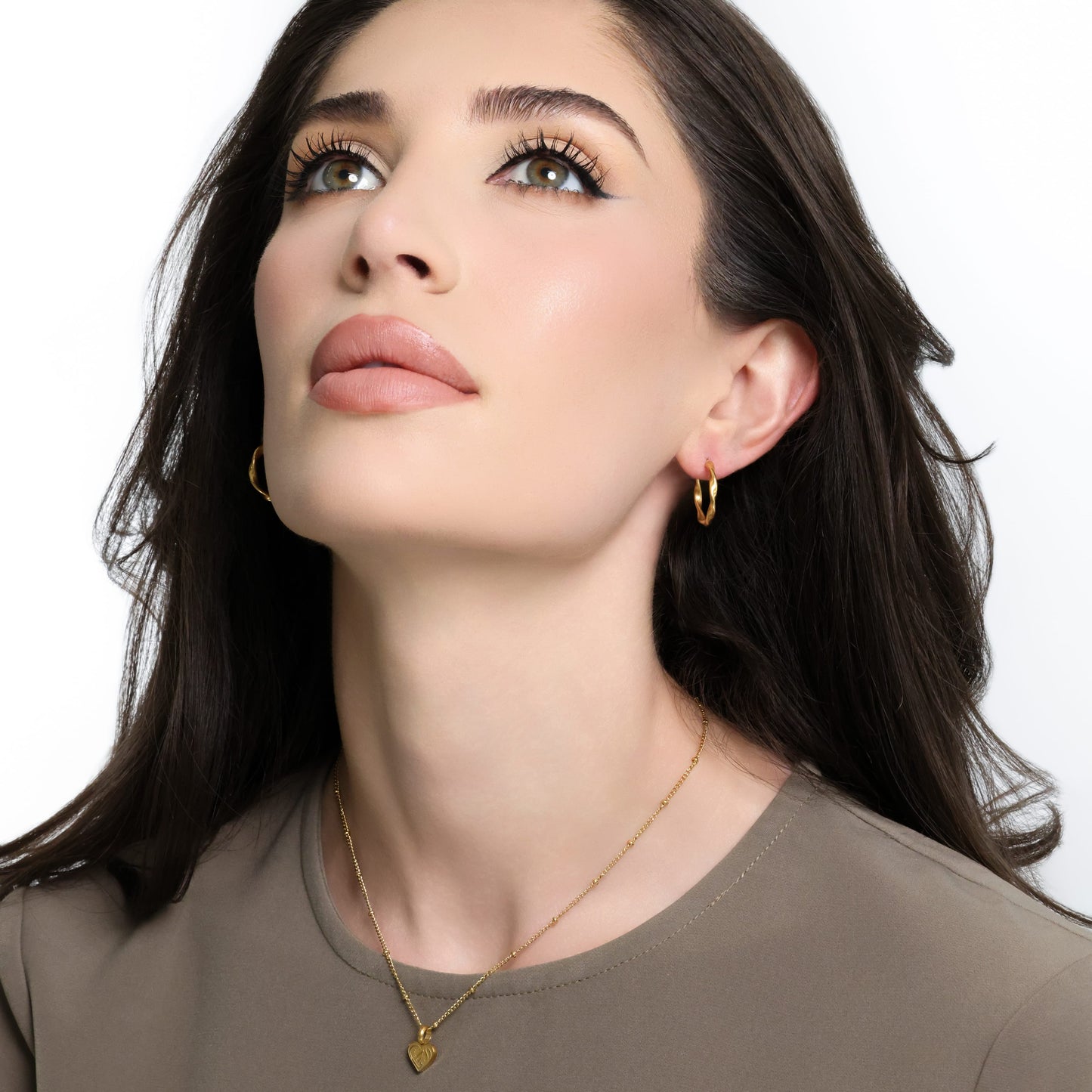 Ripple Hoop Earrings