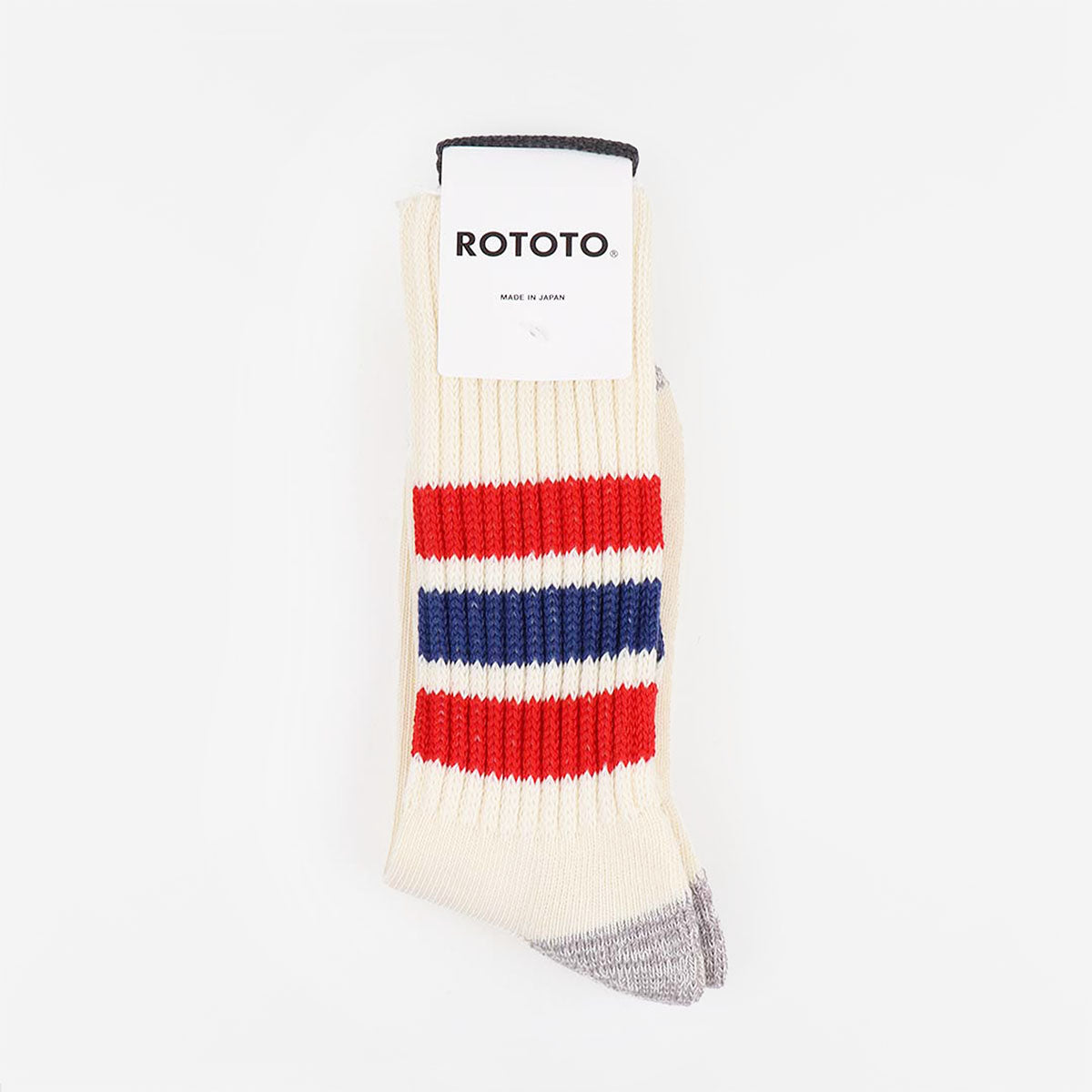 Rototo Coarse Ribbed Old School Crew Socks