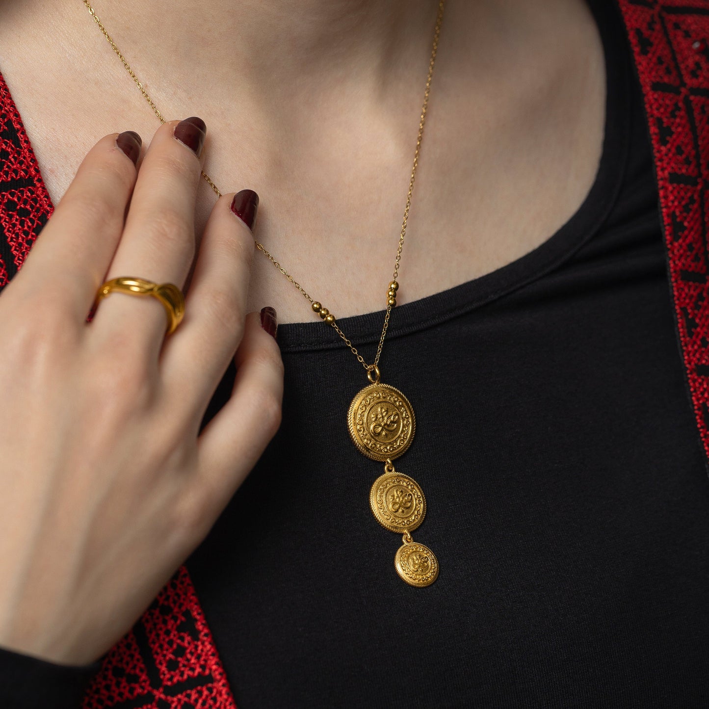 Sabr | Patience Coin Necklace