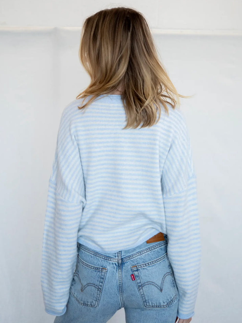 mila mini striped cardigan