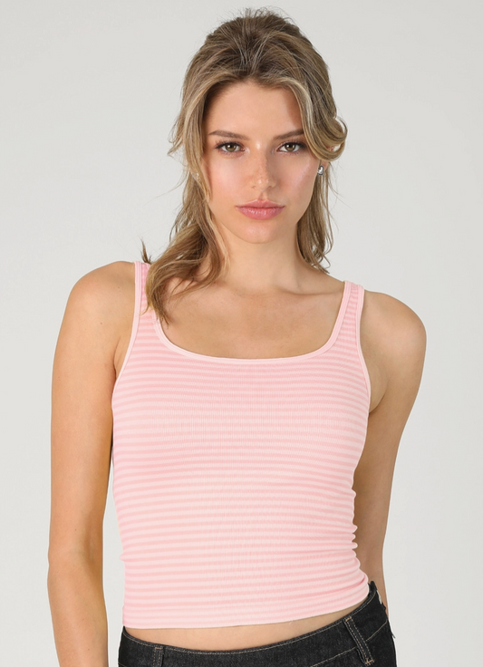 niki striped tank top