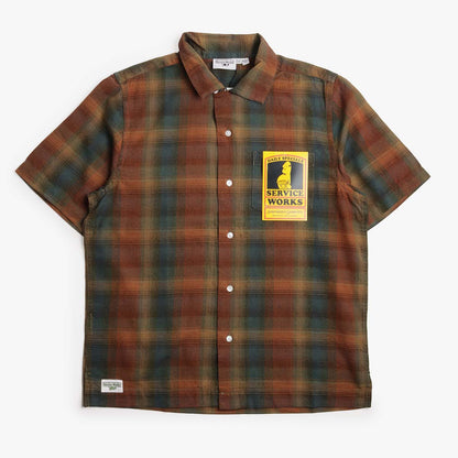 Service Works Plaid Resort Shirt