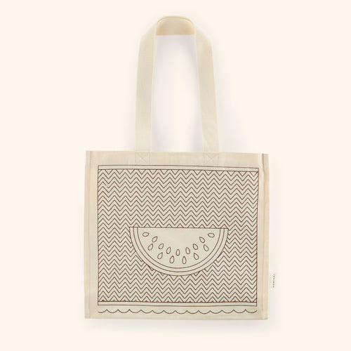 Palestine Keffiyeh Watermelon Tote