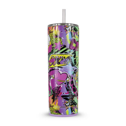 20oz Insulated Skinny Tumbler with Push Down Lid