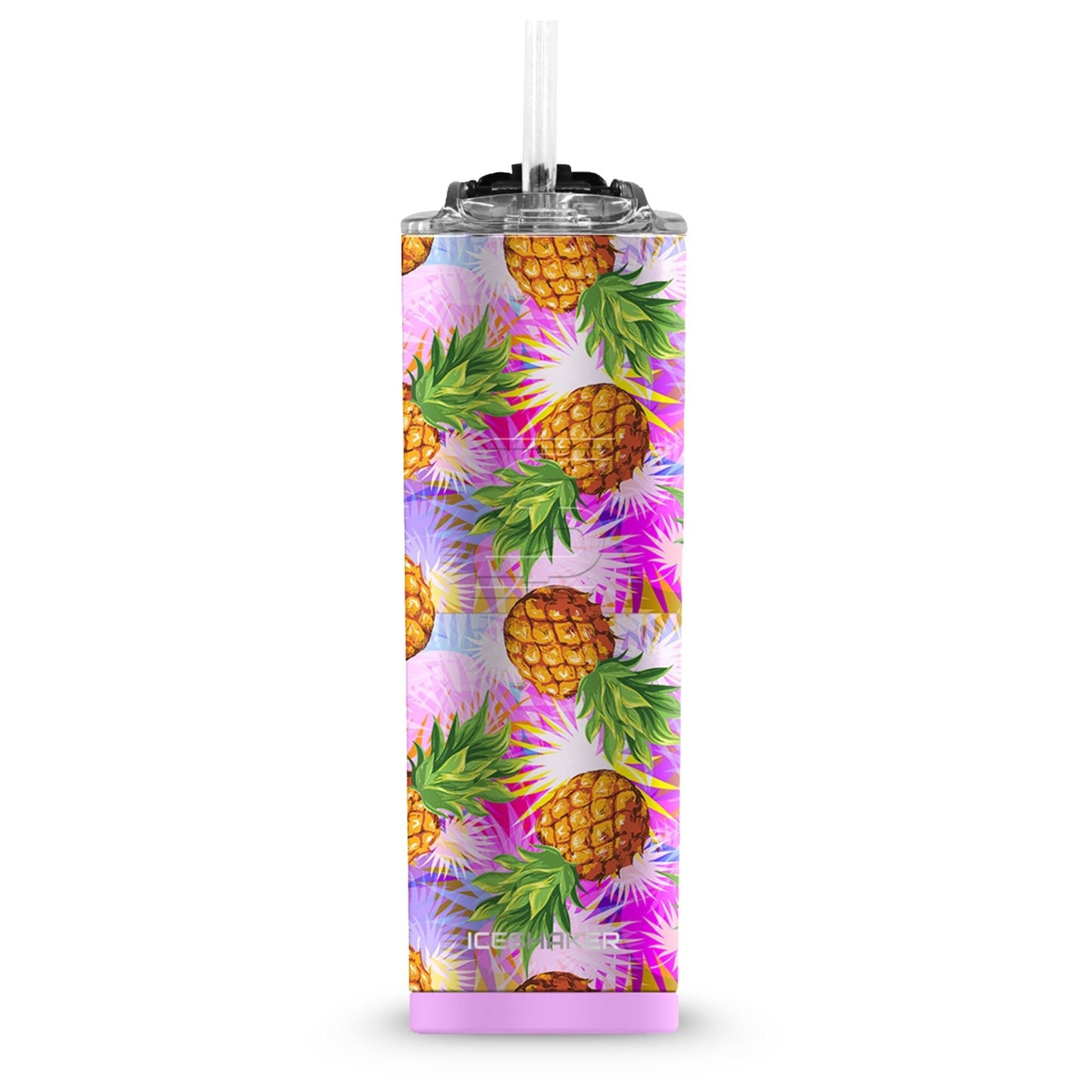 20oz Skinny Tumbler - Tropical Pineapple