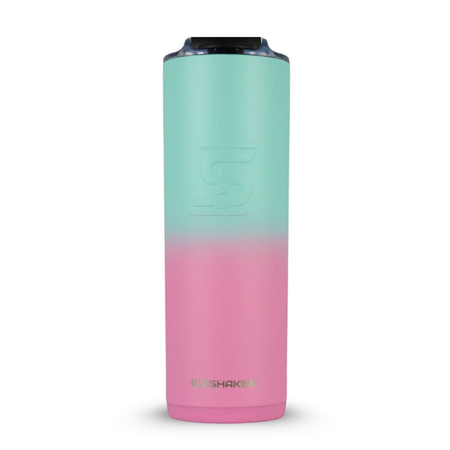 CUSTOM 20oz Skinny Tumbler - Pink Mint Ombre