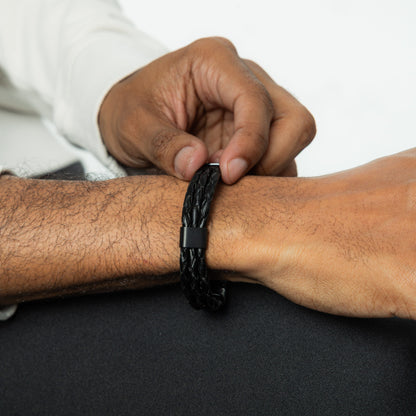 Triple Leather Bracelet | Men