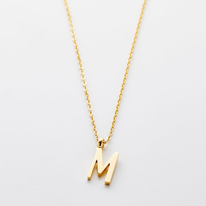 English Letter Necklace