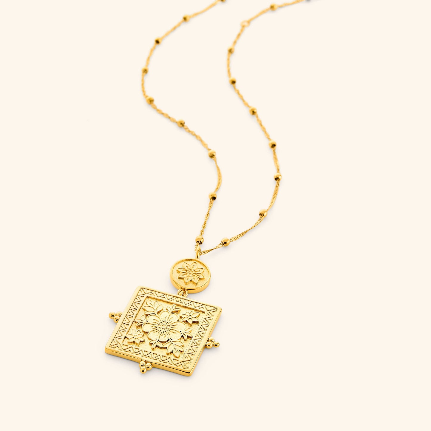Mehndi Floral Necklace