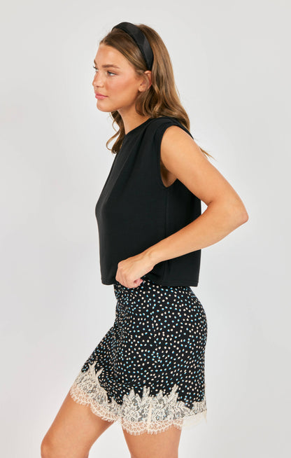 statuesque shirred top